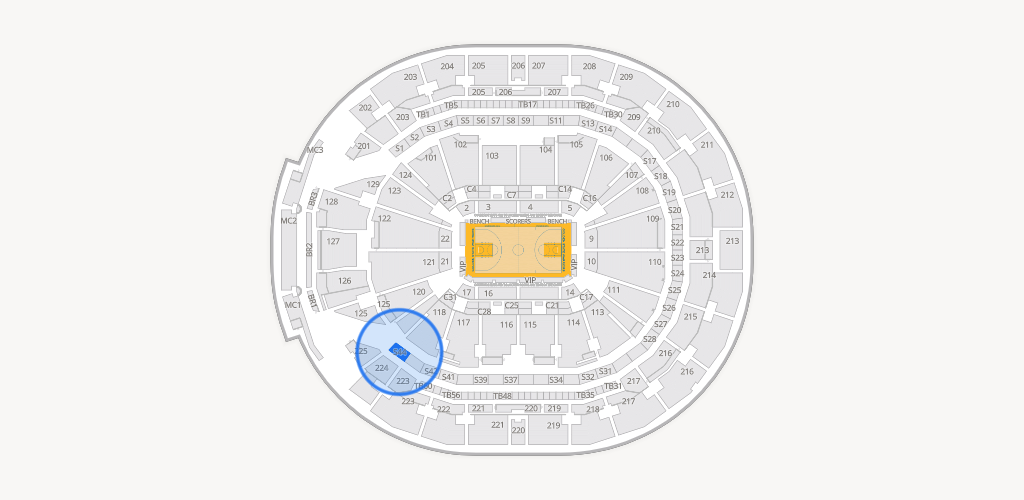 Chase Center Seating Chart