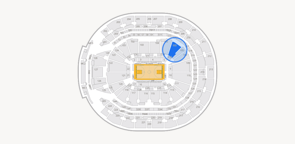 Chase Center Seating Chart