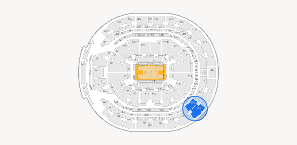 Chase Center Seating Chart