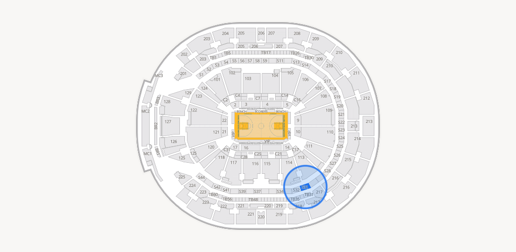 Chase Center Seating Chart