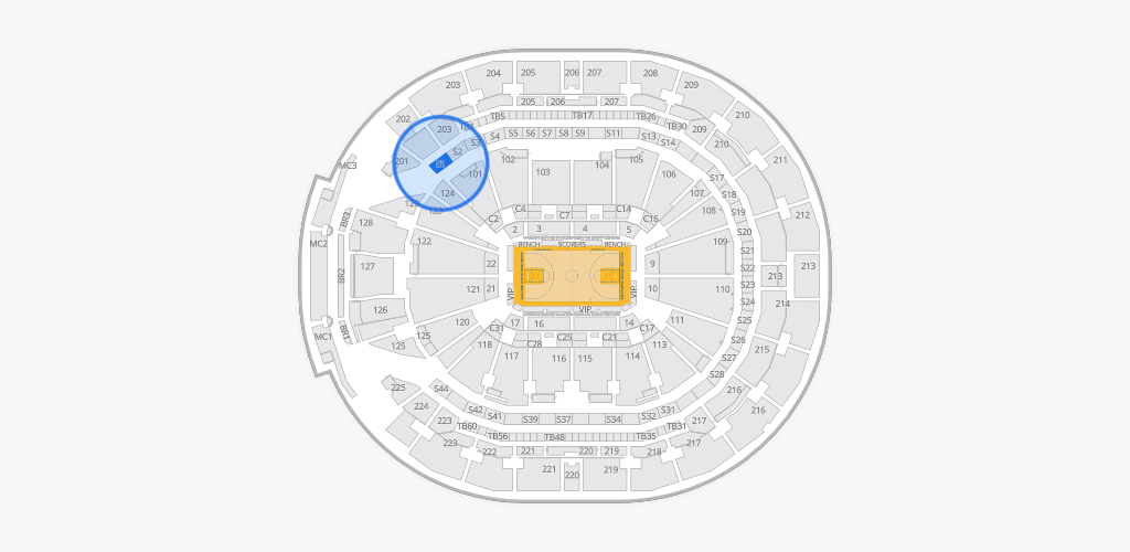 Chase Center Seating Chart