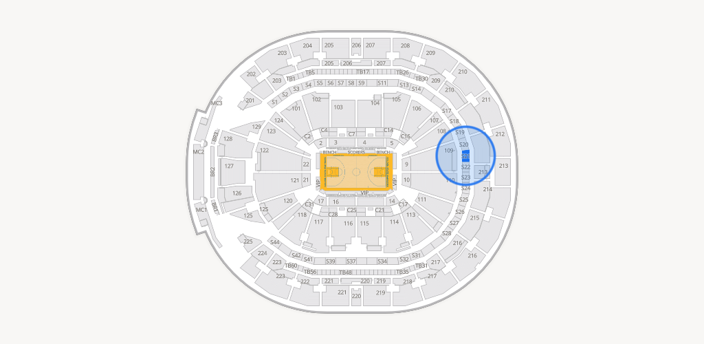 Chase Center Seating Chart
