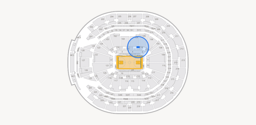 Chase Center Seating Chart