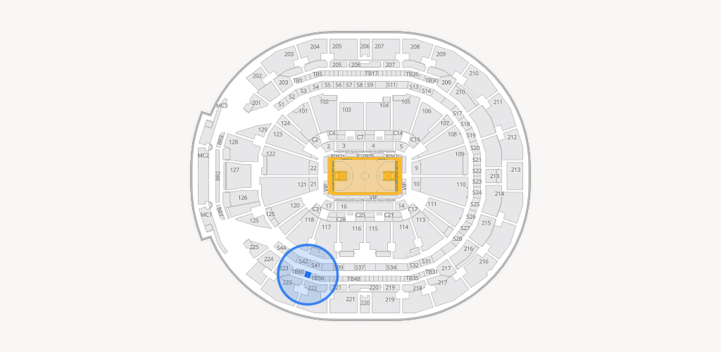 Chase Center Seating Chart