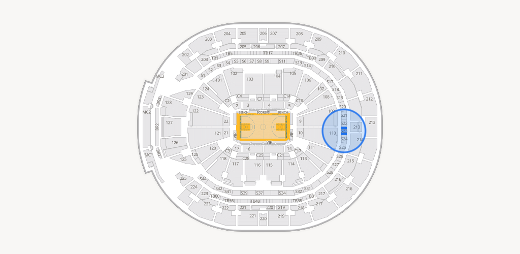 Chase Center Seating Chart