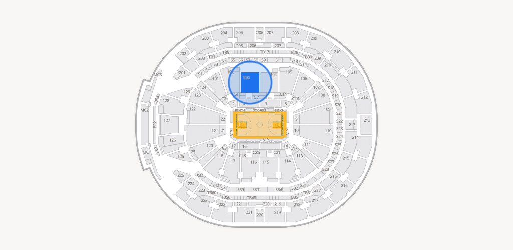 Chase Center Seating Chart