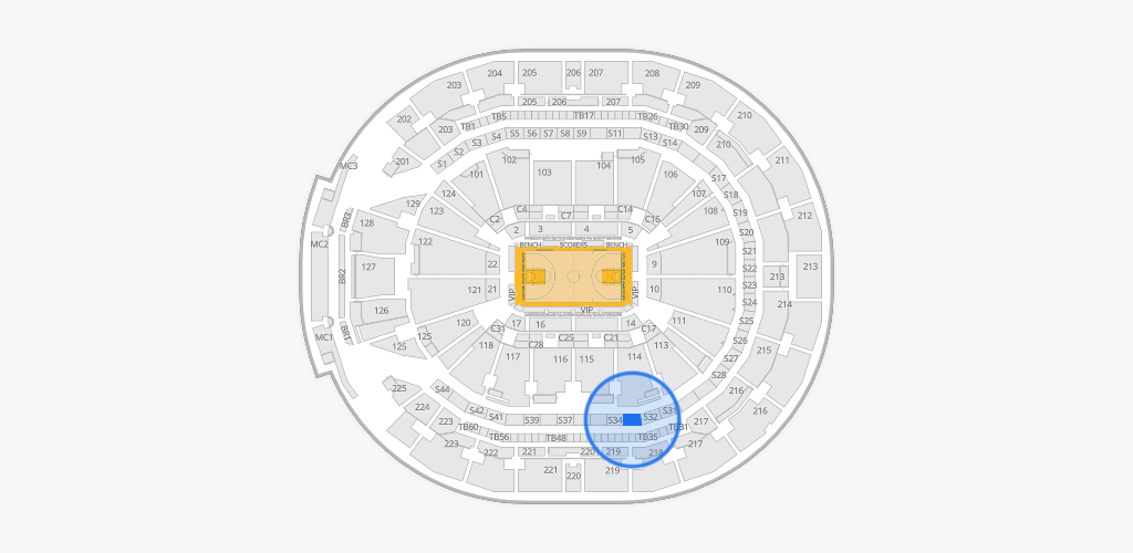 Chase Center Seating Chart