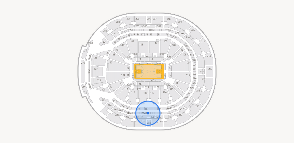 Chase Center Seating Chart