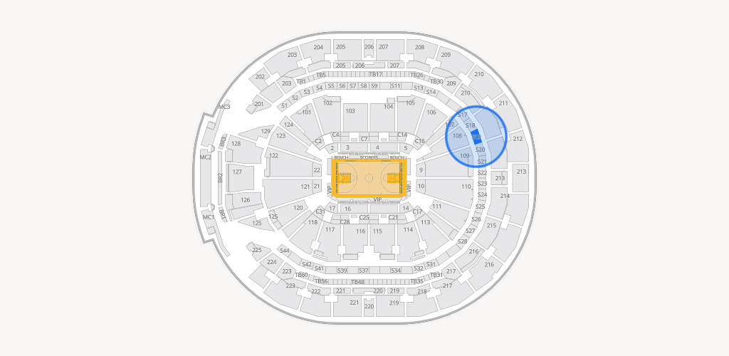 Chase Center Seating Chart