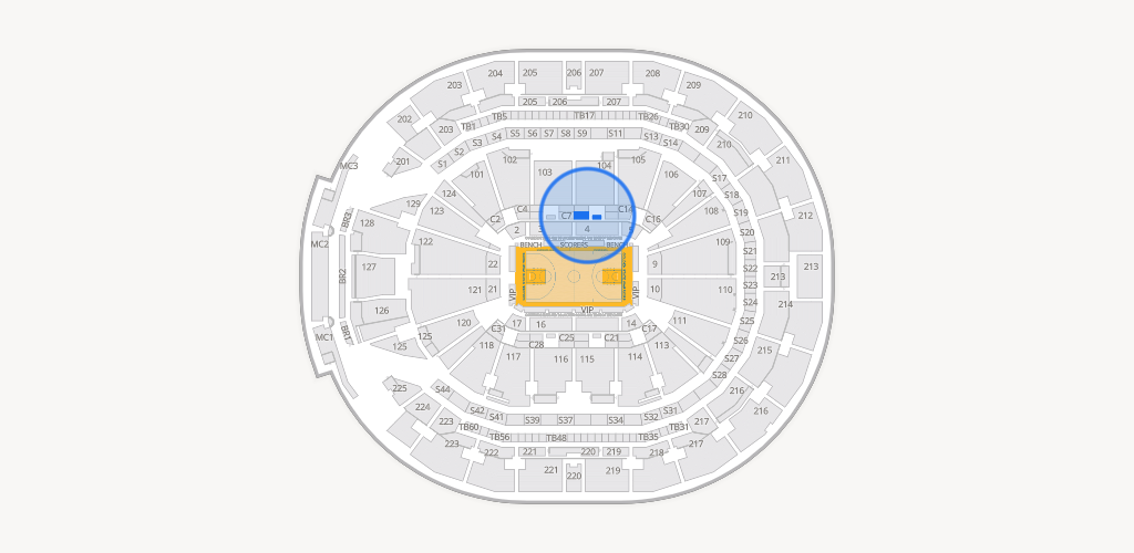 Chase Center Seating Chart