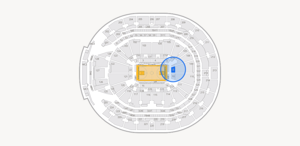 Chase Center Seating Chart