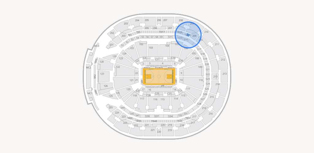 Chase Center Seating Chart
