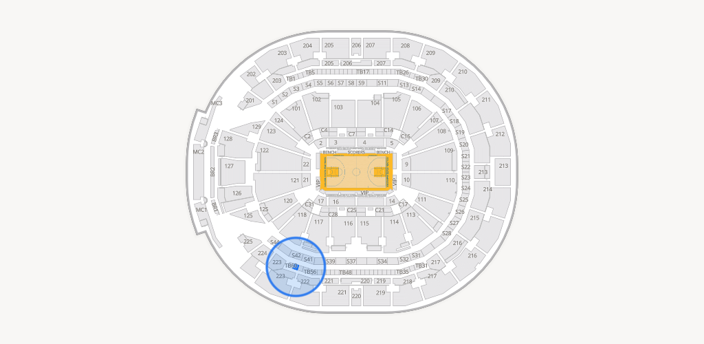 Chase Center Seating Chart