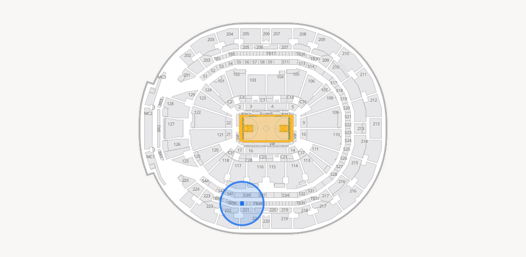 Chase Center Seating Chart