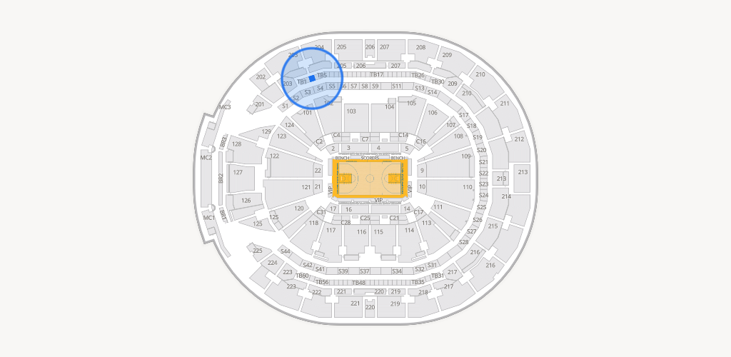 Chase Center Seating Chart