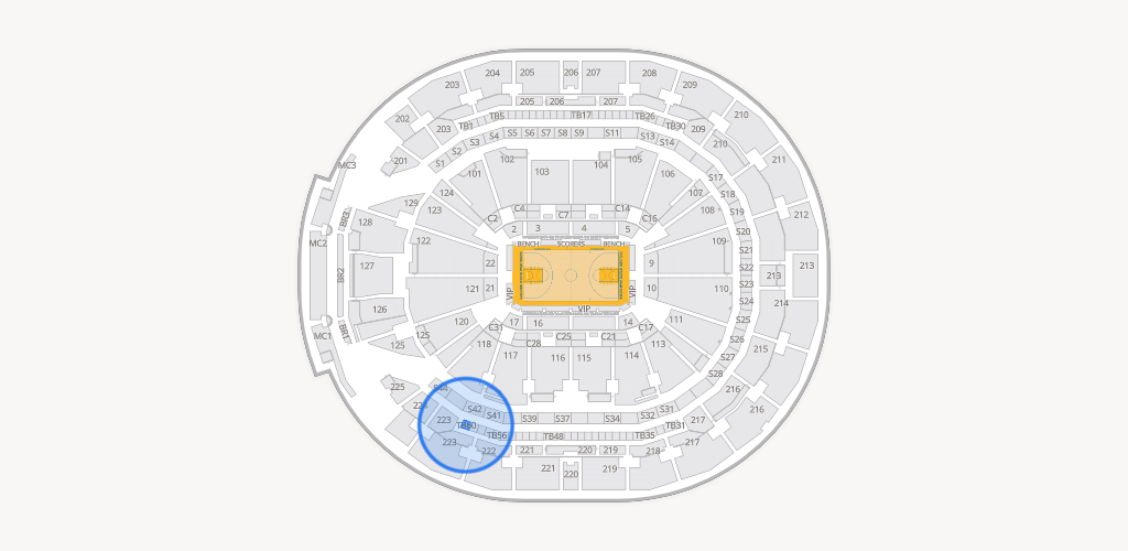 Chase Center Seating Chart