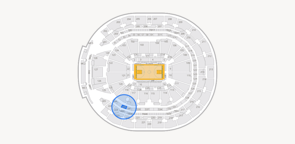 Chase Center Seating Chart