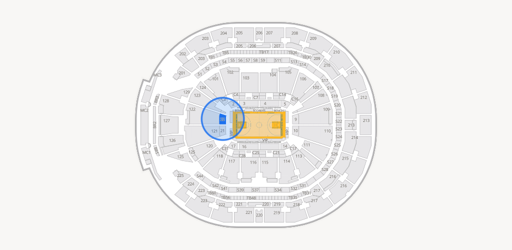 Chase Center Seating Chart