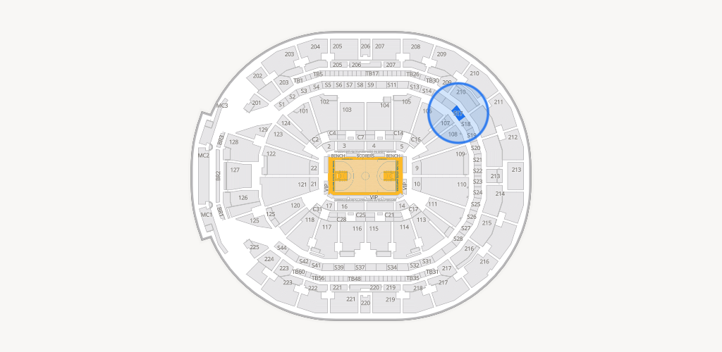 Chase Center Seating Chart