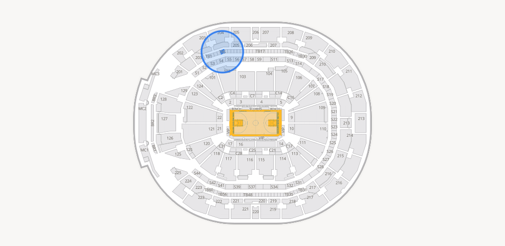 Chase Center Seating Chart