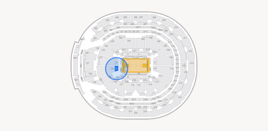 Chase Center Seating Chart