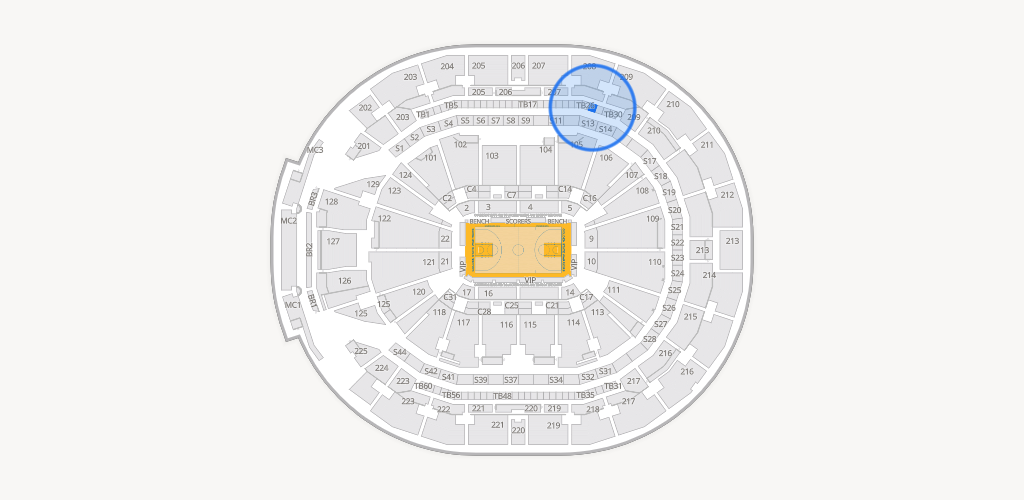 Chase Center Seating Chart