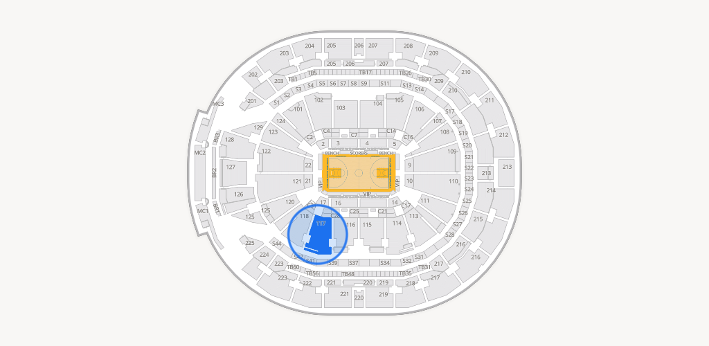 Chase Center Seating Chart