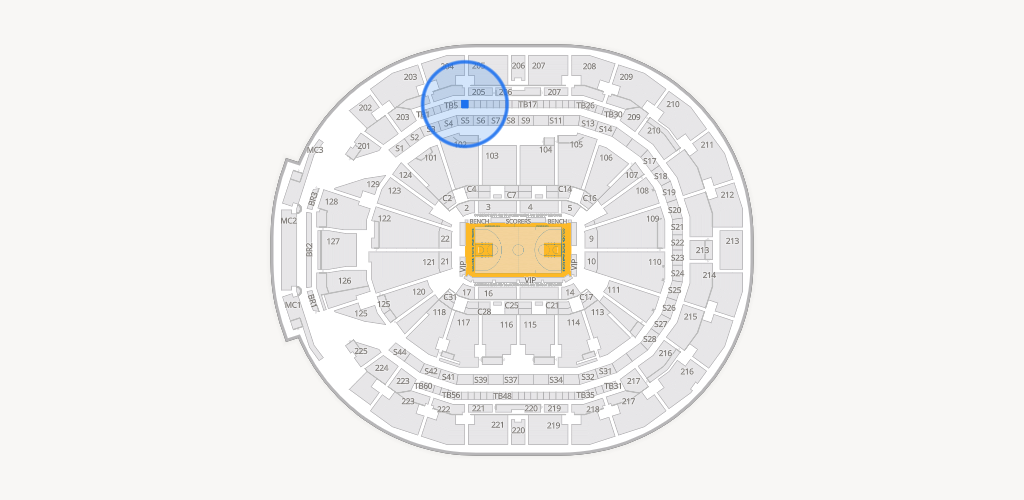 Chase Center Seating Chart