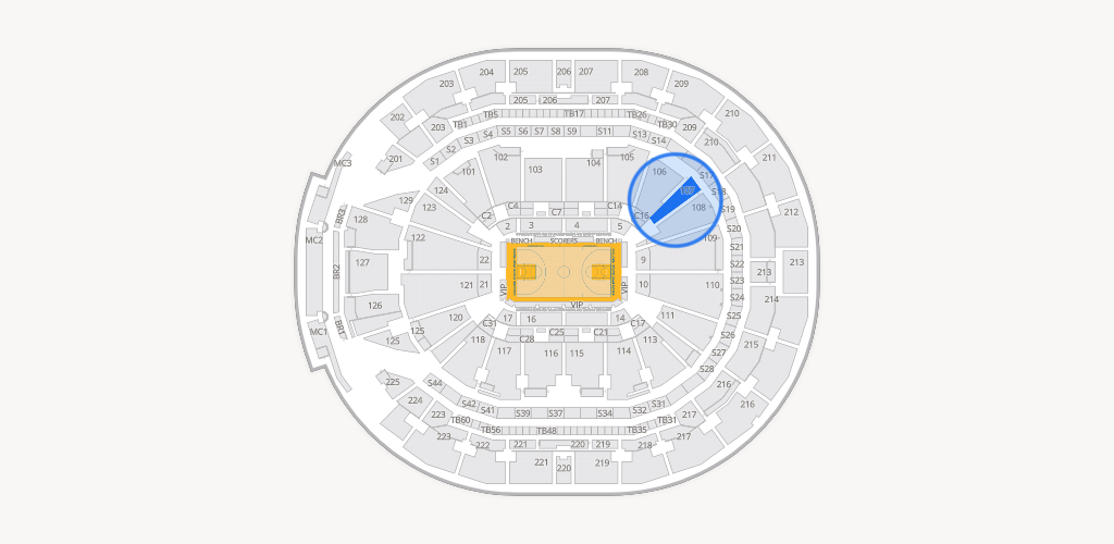 Chase Center Seating Chart