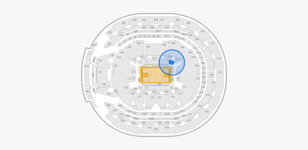Chase Center Seating Chart