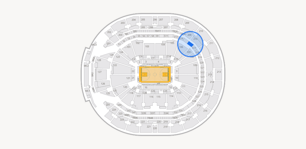 Chase Center Seating Chart