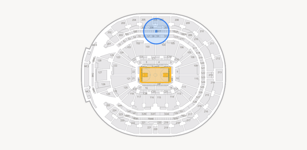 Chase Center Seating Chart