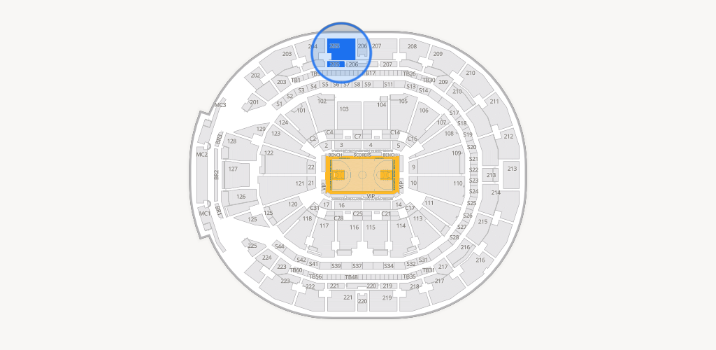 Chase Center Seating Chart