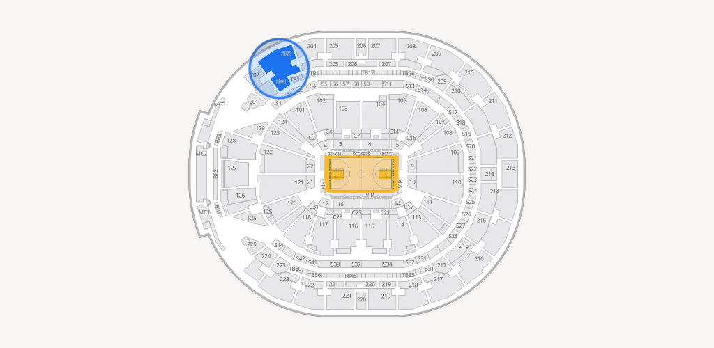 Chase Center Seating Chart