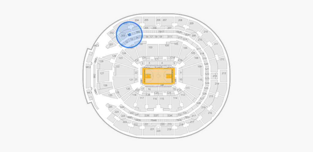 Chase Center Seating Chart