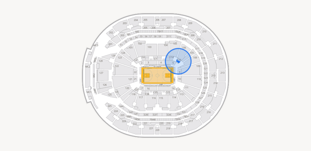 Chase Center Seating Chart