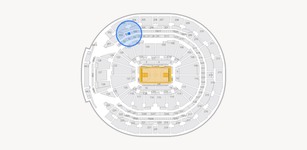 Chase Center Seating Chart