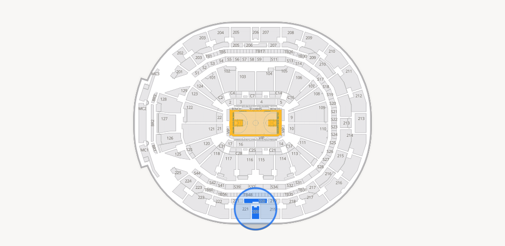 Chase Center Seating Chart