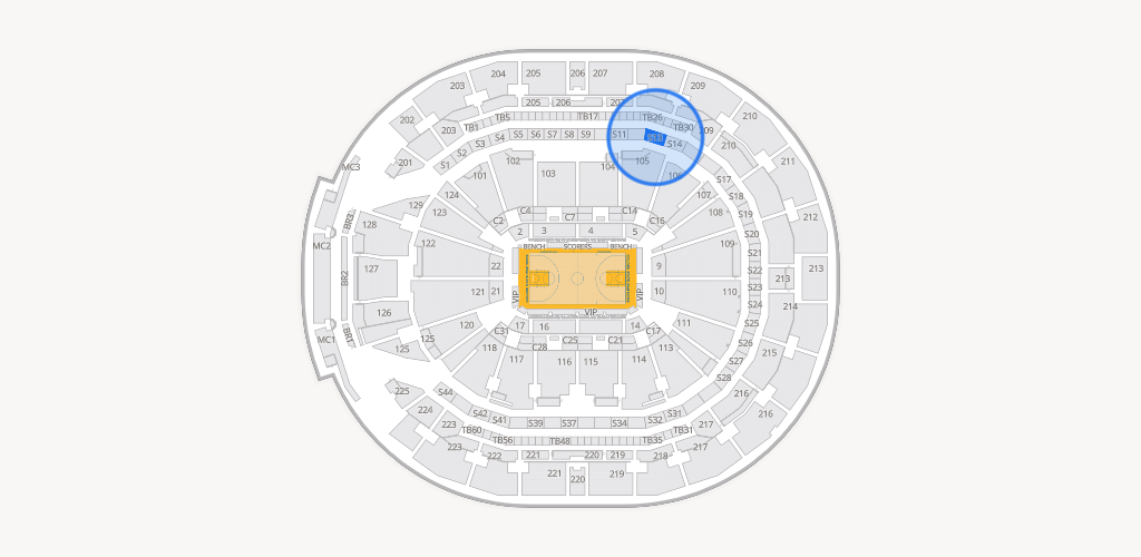 Chase Center Seating Chart