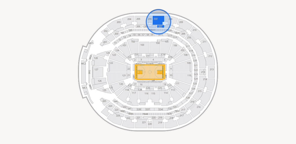Chase Center Seating Chart