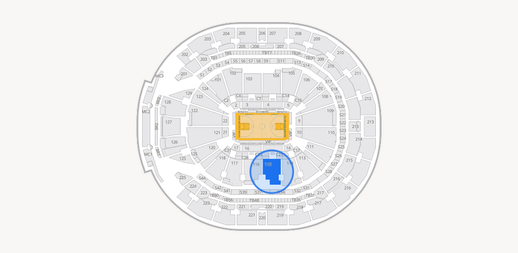 Chase Center Seating Chart