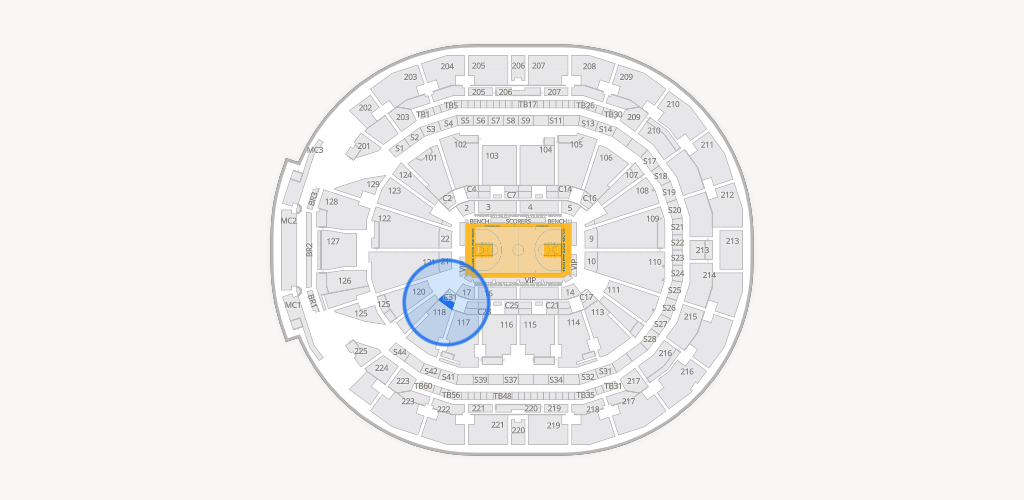 Chase Center Seating Chart