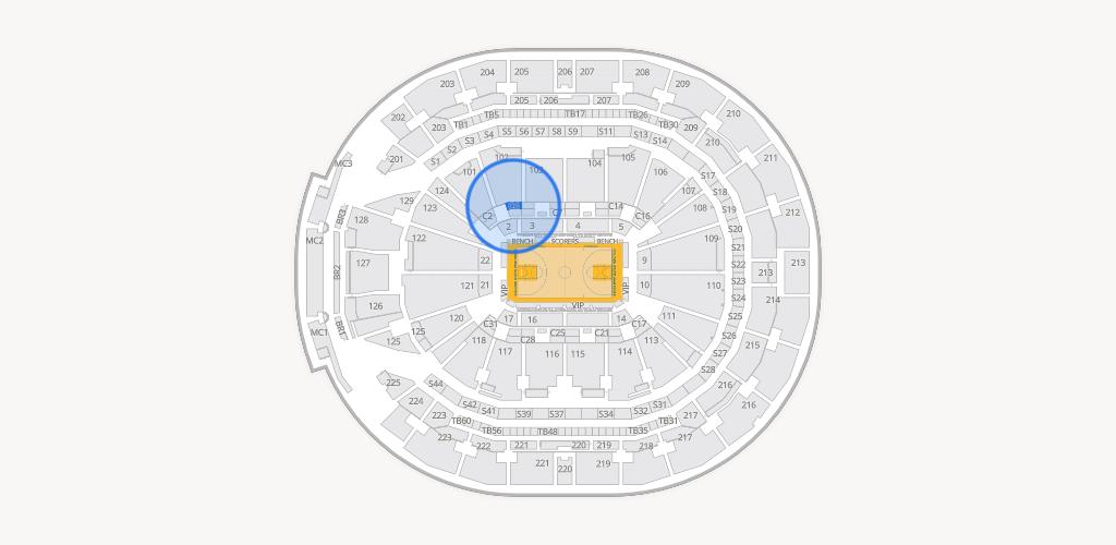Chase Center Seating Chart