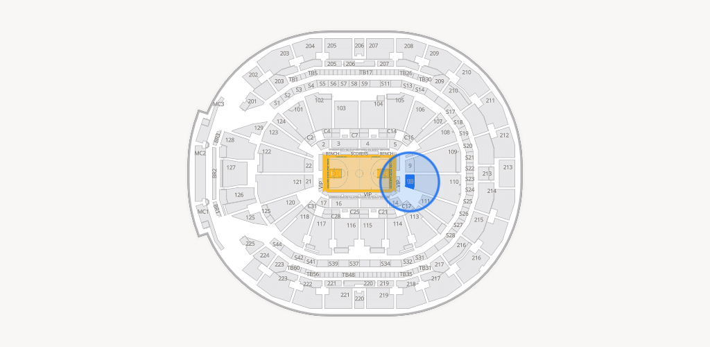 Chase Center Seating Chart