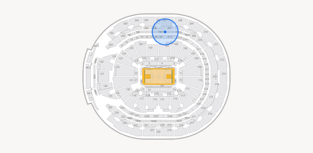 Chase Center Seating Chart
