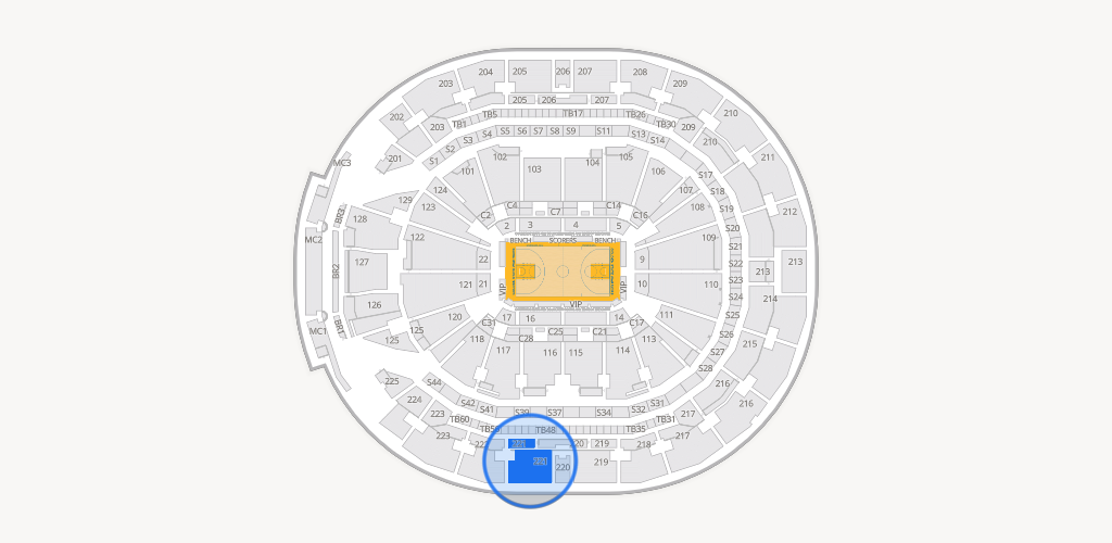 Chase Center Seating Chart