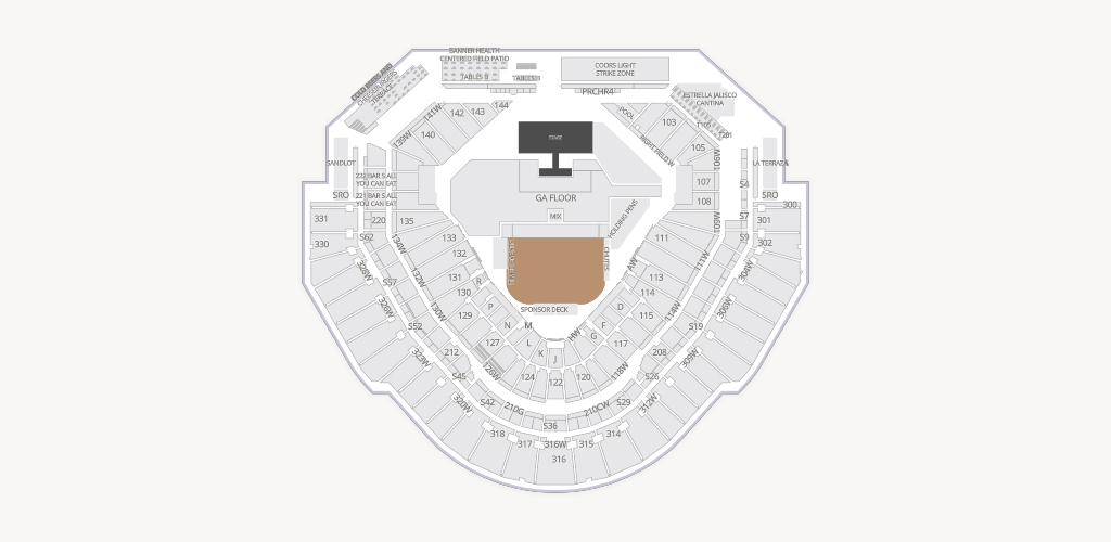 Chase Field Seating Chart