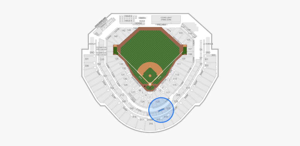 Chase Field Seating Chart