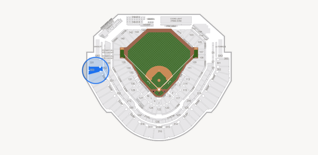 Chase Field Seating Chart