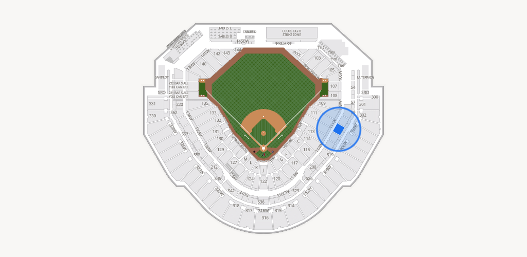 Chase Field Seating Chart